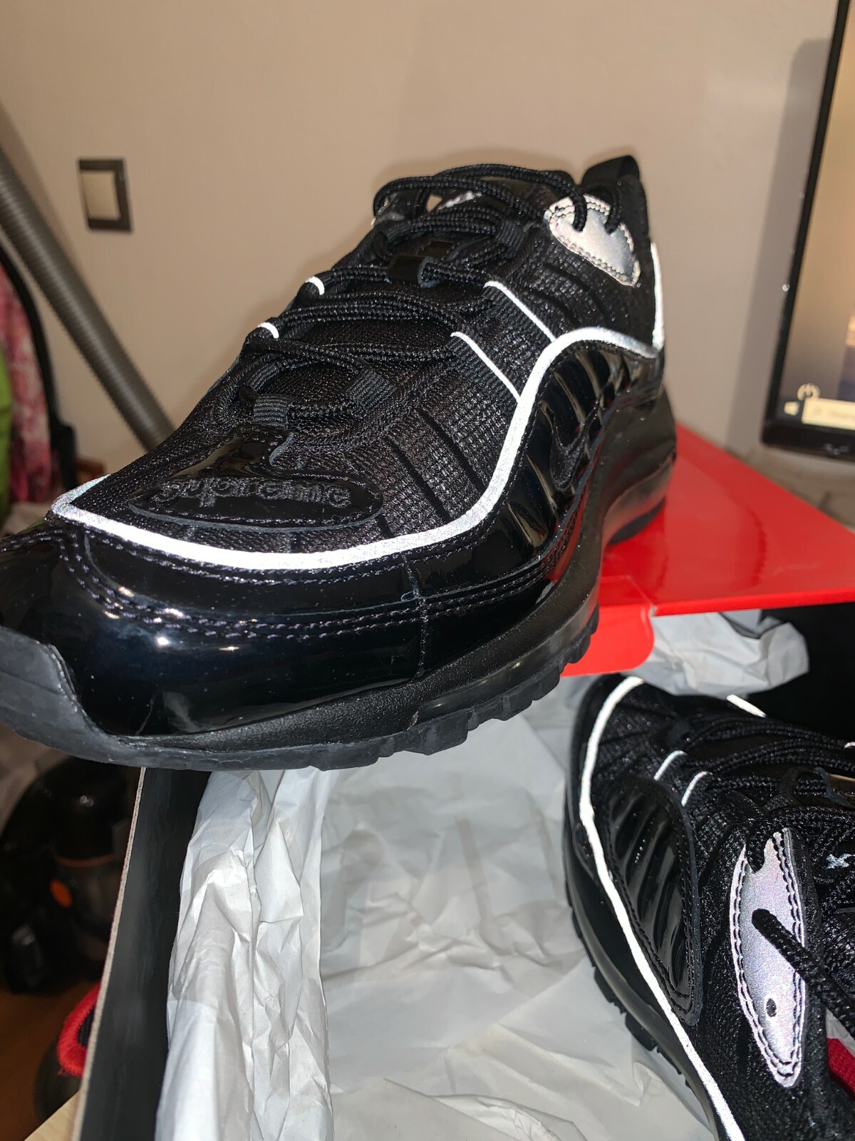 Nike Air Max 98 Supreme Black Limited | eBay Nike Air Max 98 Supreme Black Limited | eBay