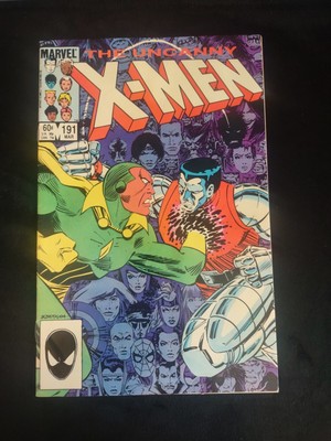 Uncanny X-Men # 191-DE 1st App Nimrod &Vision Vs. Colossus/Look Pics & Read Desc