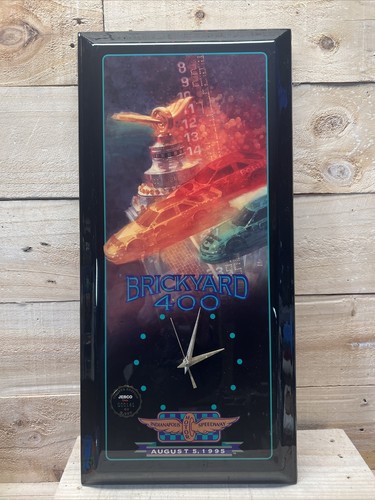 Vintage August 5, 1995 JEBCO BRICKYARD 400 Limited Edition Clock