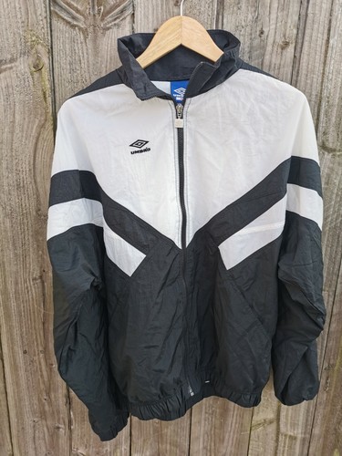 90s vintage black & white UMBRO tracksuit top / jacket size M 90s vintage black & white UMBRO tracksuit top / jacket size M