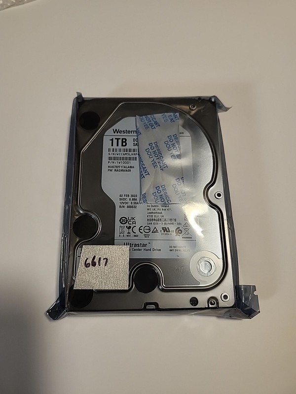 Western Digital Ultrastar DC HA210 1TB 7200RPM SATA Data Center