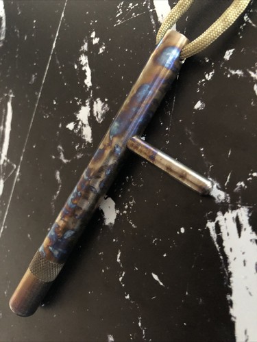 Custom Titanium Kubotan Tonfa Einzelstück