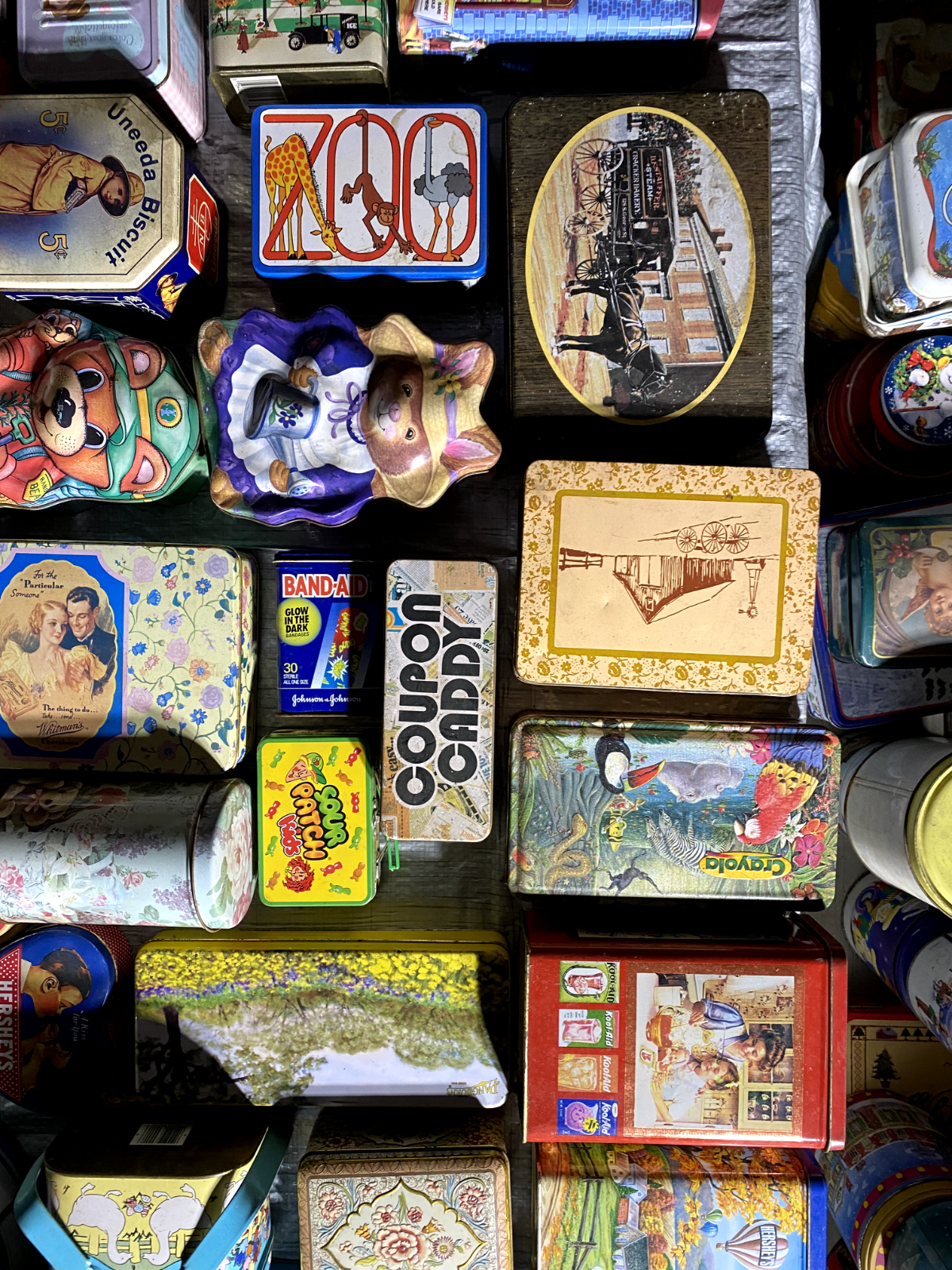 VINTAGE SMALL & MEDIUM ADVERTISING TINS CANISTERS ***YOU PICK***