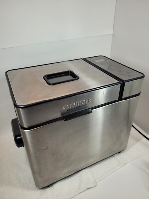 Cuisinart Automatic Bread Maker CBK-100 Compact Stainless Steel 2lb Programmable