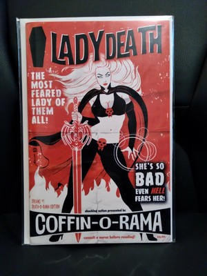 Lady Death (Dreams #1) Death-O-Rama Edition Ltd 80 Unsigned 