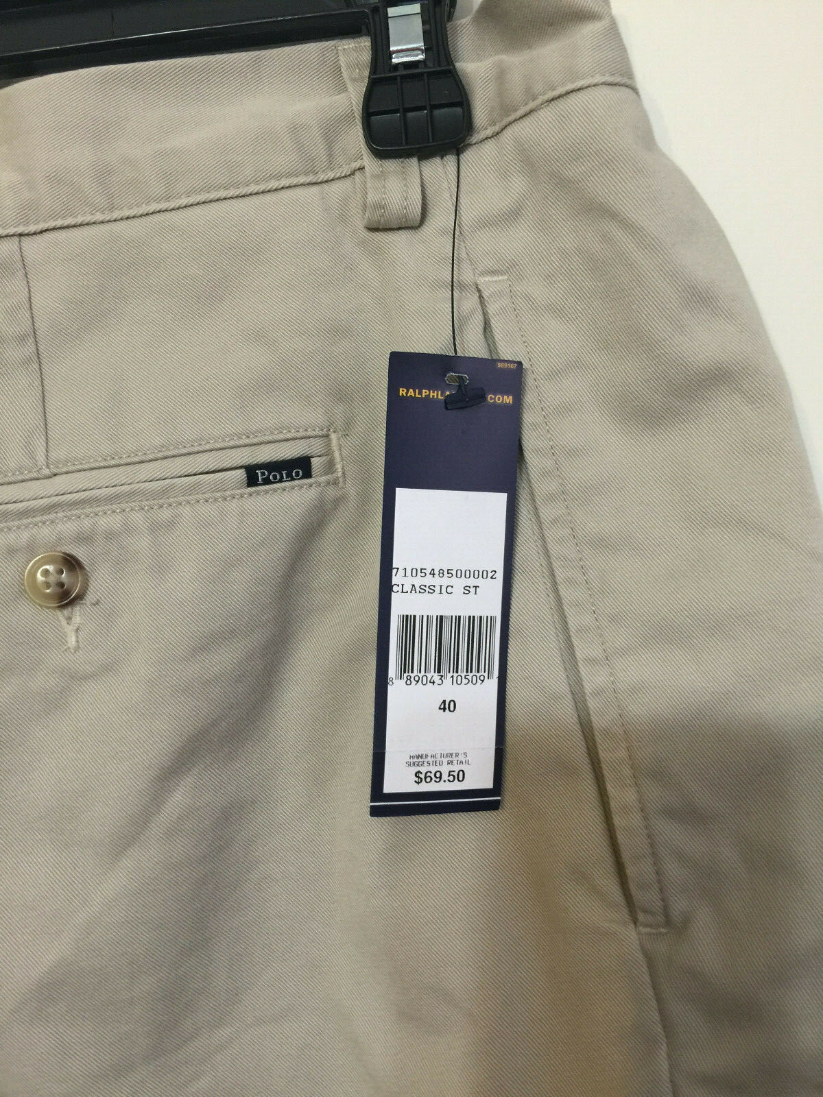 Polo Ralph Lauren Shorts Mens 40 Classic Fit Pleated 9