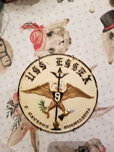 Uss Essex Wall Plaque Badge Crest