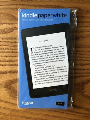 Amazon Kindle Paperwhite 10th Generation 8GB Wi-Fi 6'' eBook Reader Black w Offer
