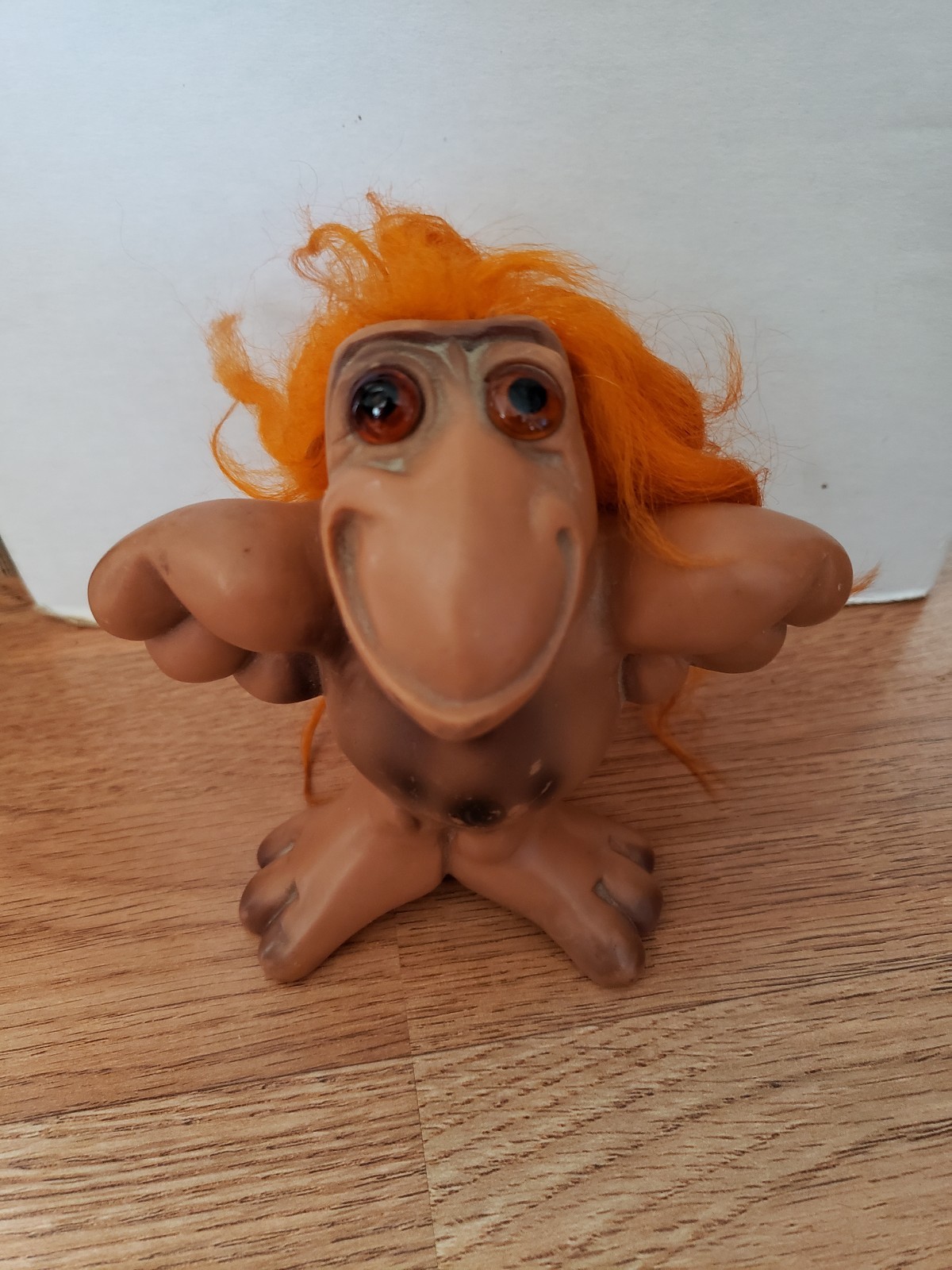 Vintage Thomas Dam Troll Doll Crow Jabberwock 1960s All Original WE TAKE OFFERS