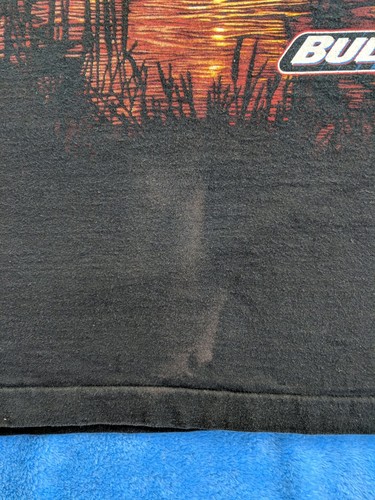 BUD LIGHT XXXL 2 Sided T-shirt 1996 Vintage I Love You Man 3XL Beer Advertising