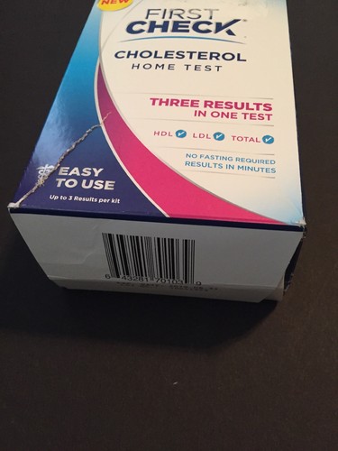 First Check Home Cholesterol Test Kit - Two Tests / Box ( 1 total chol , 1 HDL )