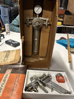 DeVilbiss  MBC-510 FF - Vintage & Filter Regulator, Antique Lot