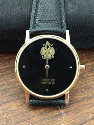New 1990 $1500 Faberge 14K Gold Signet Watch Ltd Ed 2500 SERIALLY NUMBERED + COA