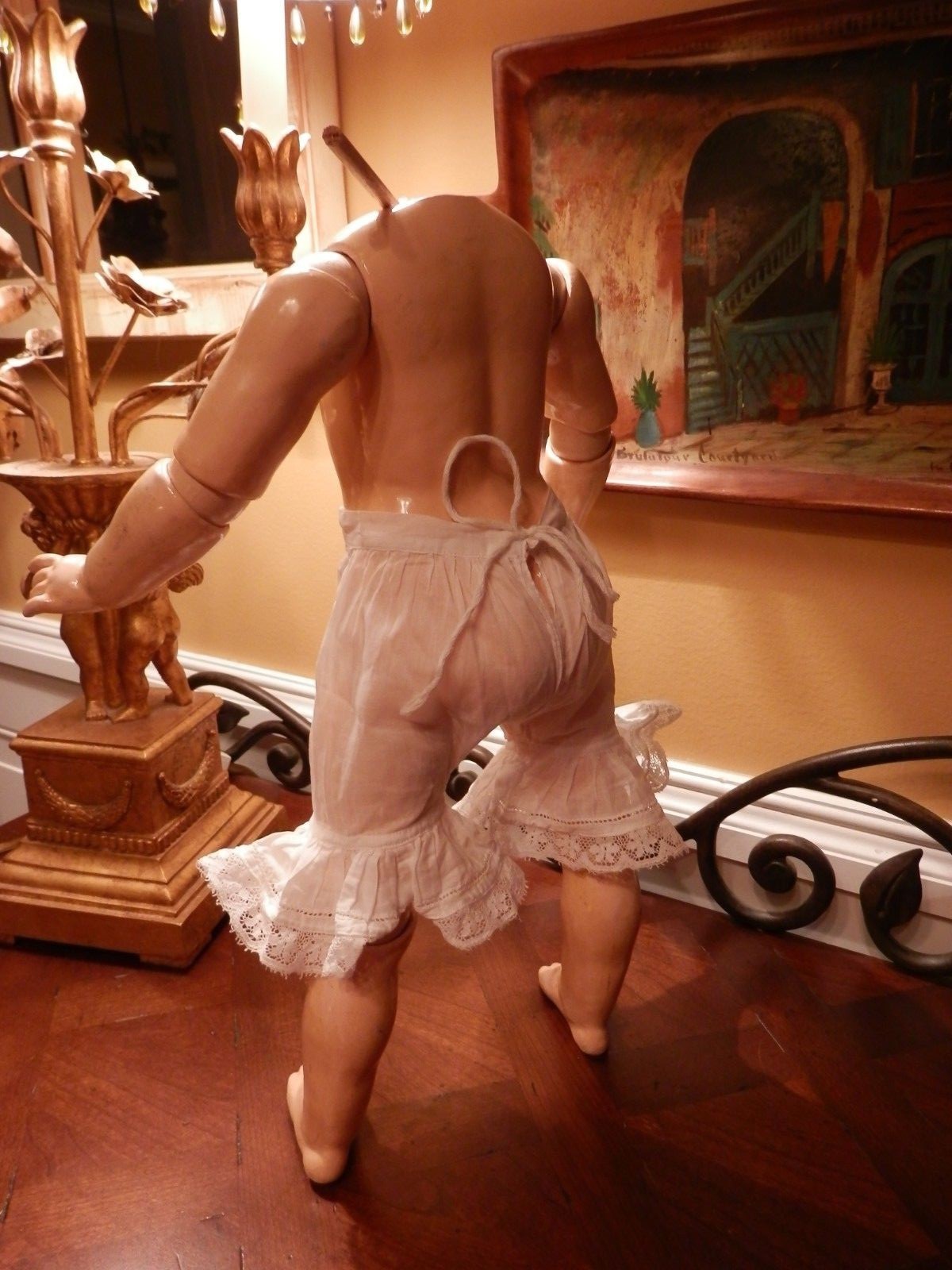 Magnificent German Doll Body Plus Vintage Under Garment 16