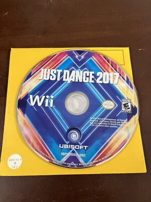 Just Dance 2017 Nintendo Wii Disc Only Tested