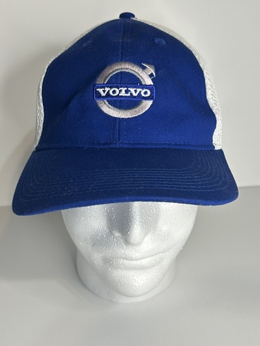 Adjustable Blue White Trucker Mesh