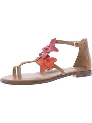 

NATURALIZER Женские коричневые сандалии Farah с круглым носком на блочном каблуке 7,5 м, Коричневый, H6062L5