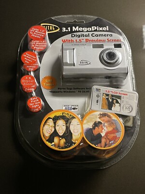Digital Concepts 4.1 MegaPixel Digital Camera 1.5 Preview Screen 4x Zoom New