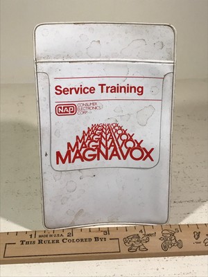 Magnavox Vintage Pocket Protector radio TV cable geek nerd
