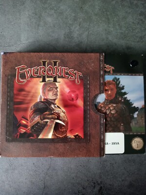 Everquest II PC CD-ROM Game 2004 Sony 10 Disc Set