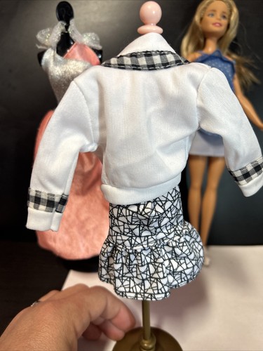 Barbie Fashion Doll with Accessories FFF59 Used With Genuine Barbie Clothing