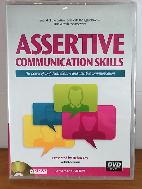 NEW & SEALED Assertive Communication Skills DVD Skillshare Pubs Debra