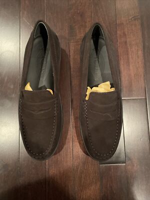 Tods womans loafers brown Suede