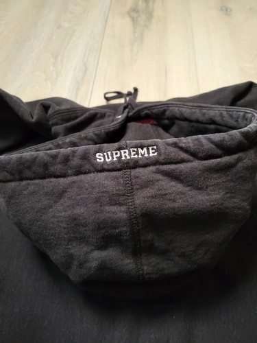 Supreme S Logo Hooded Sweatshirt Black Men's Size Large L FW18 | eBay