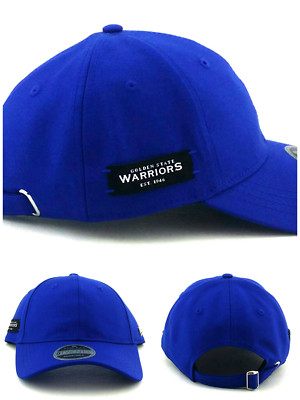 Golden State Warriors New Era 9Twenty Black Label Blue Dad Strapback Hat Cap