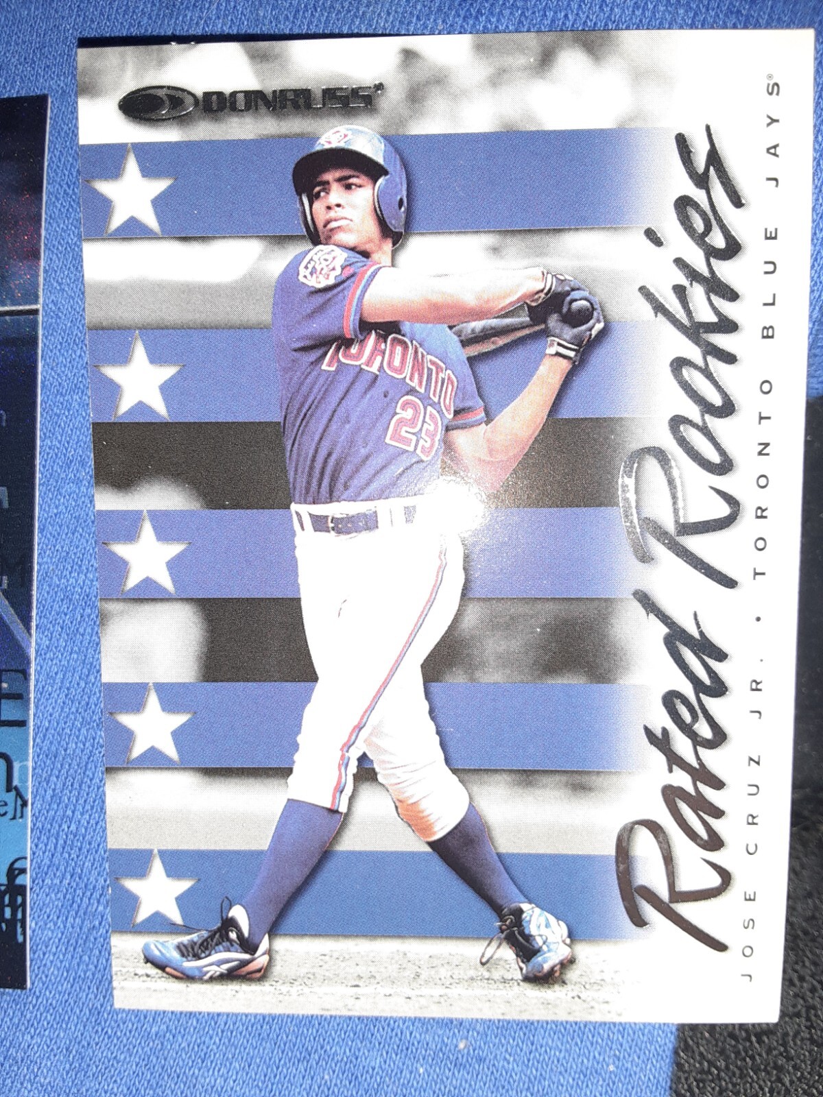 BASEBALL CARD JOSE CRUZ, JR. TORONTO BLUE JAYS RATED ROOKIES