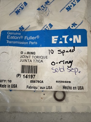 GENUINE EATON FULLER O-RING FUL 14197 NEW OEM | eBay