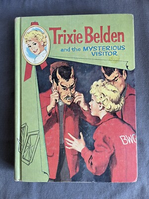 Trixie Belden and The Mysterious Visitor by Julie Campbell 1954  Vintage HC BOOK