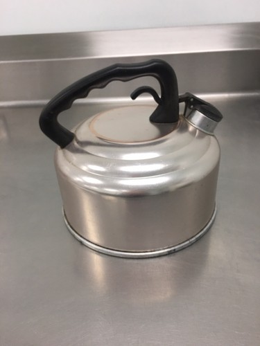 Vintage Mirro Pink Aluminum Tea Pot Kettle