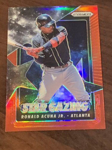 2020 Panini Prizm Star Gazing Red 3 Ronald Acuna Jr. | eBay