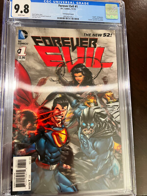 FOREVER EVIL #1 CGC 9.8 3D LENTICULAR MOTION VARIANT DC Comics Justice League