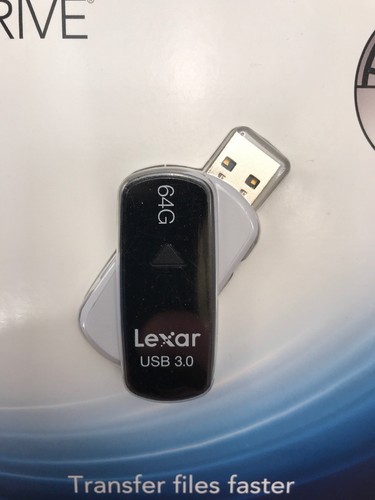 Lexar S37 64GB Jump Drive USB 3.0 Flash Drive NEW