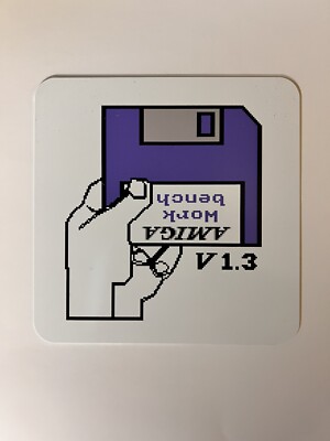 Commodore Amiga Aluminum Kickstart Sign