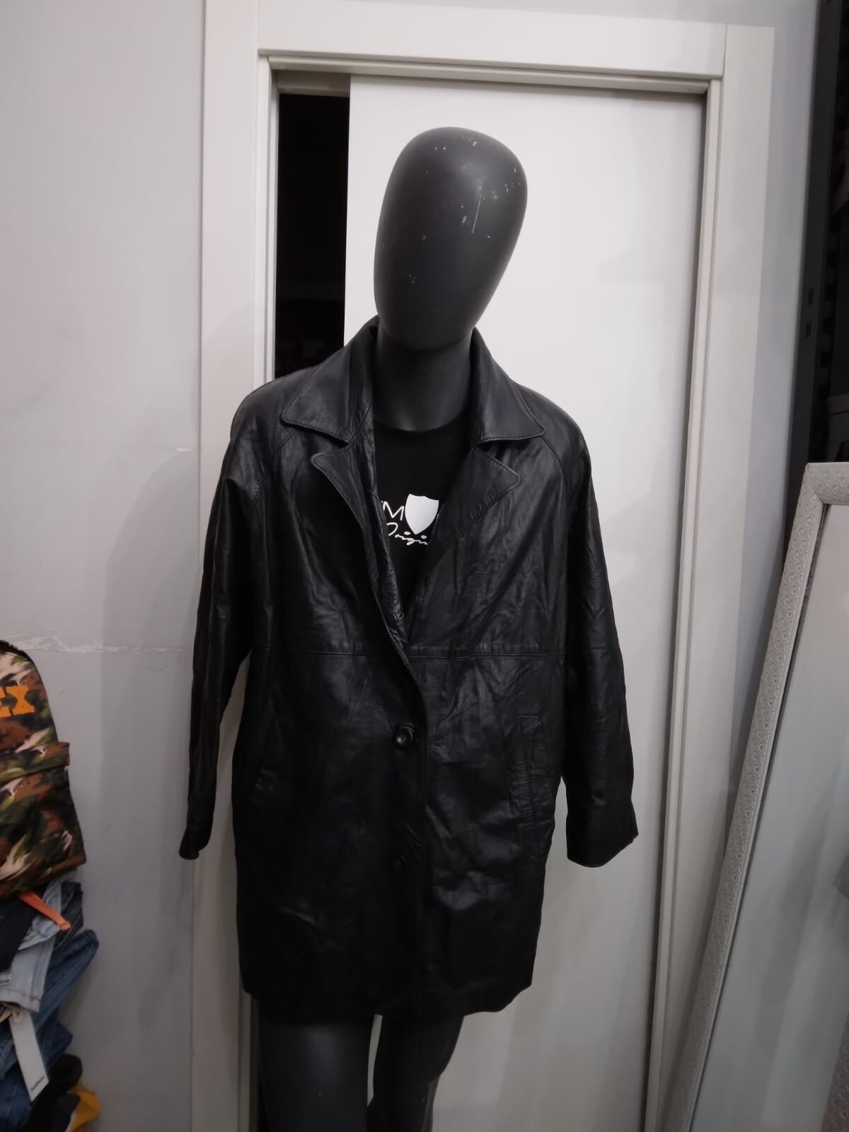Real leather jacket used woman black Size L XYC848L | eBay Real leather jacket used woman black Size L XYC848L | eBay