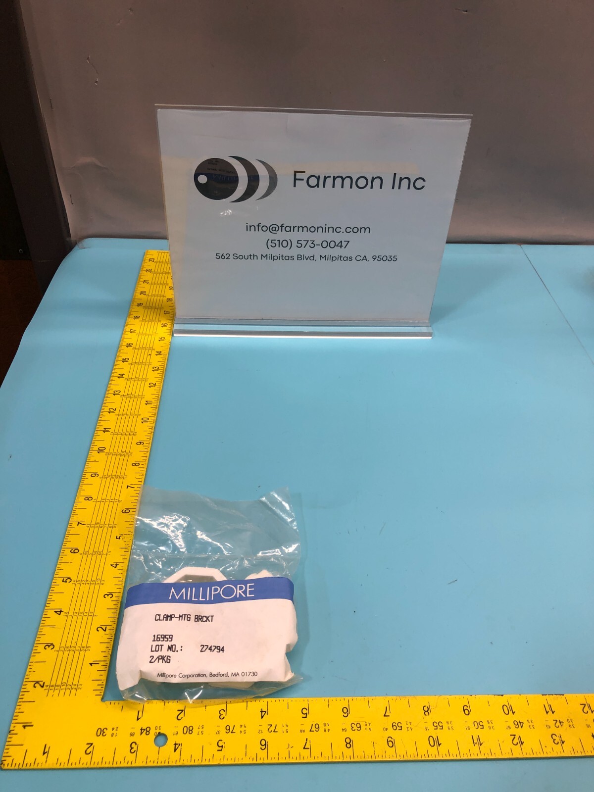 MILLIPORE CLAMP-MTG BRACKET, 2 PACK, 189036