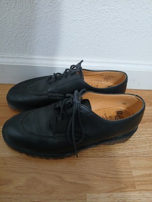 Dr. Martens 2046 Mens 7 Black Smooth Leather Split Toe Oxfords Shoes