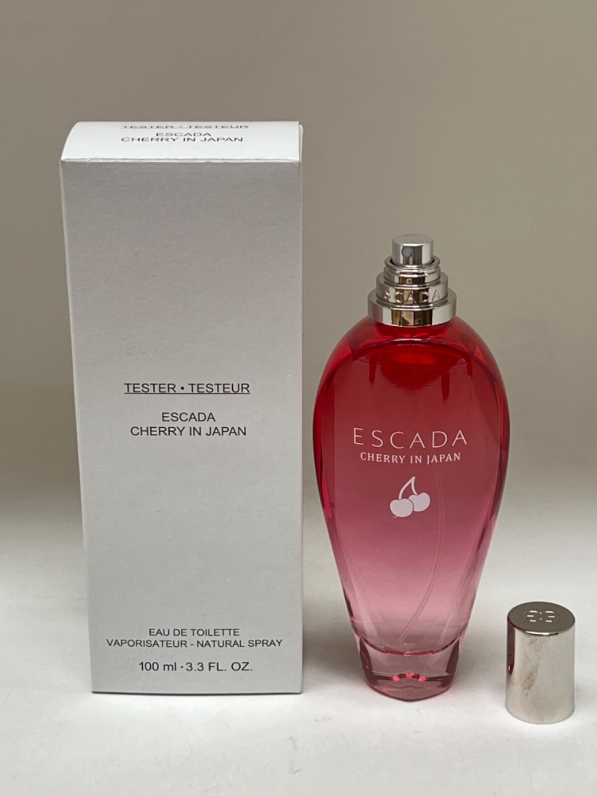 Escada Cherry In Japan Eau De Toilette Spray (Tester) By Escada - 3.3 oz Escada Cherry In Japan Eau De Toilette Spray (Tester) By Escada - 3.3 oz