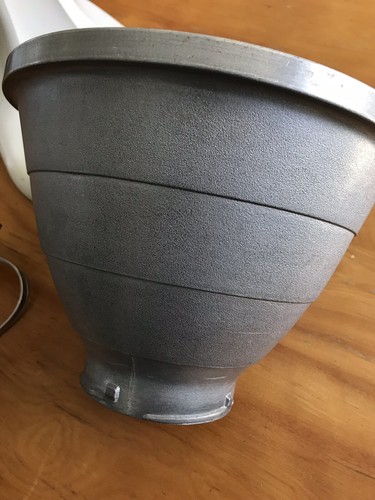 Vintage Kitchenaid C-3 Mixer Hobart Mfg w RARE Aluminum Bowl And Beater. Working