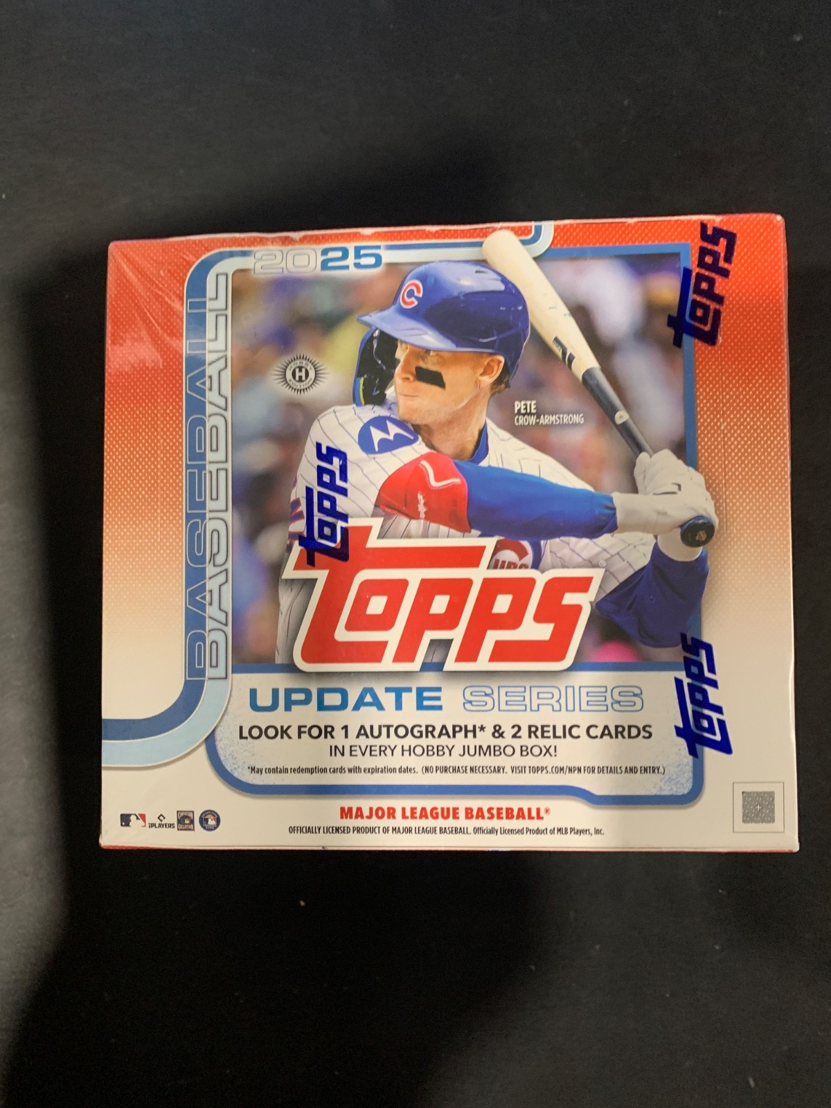 2025 Topps Update Baseball MLB Factory Sealed 10 Pack Jumbo Hobby Box