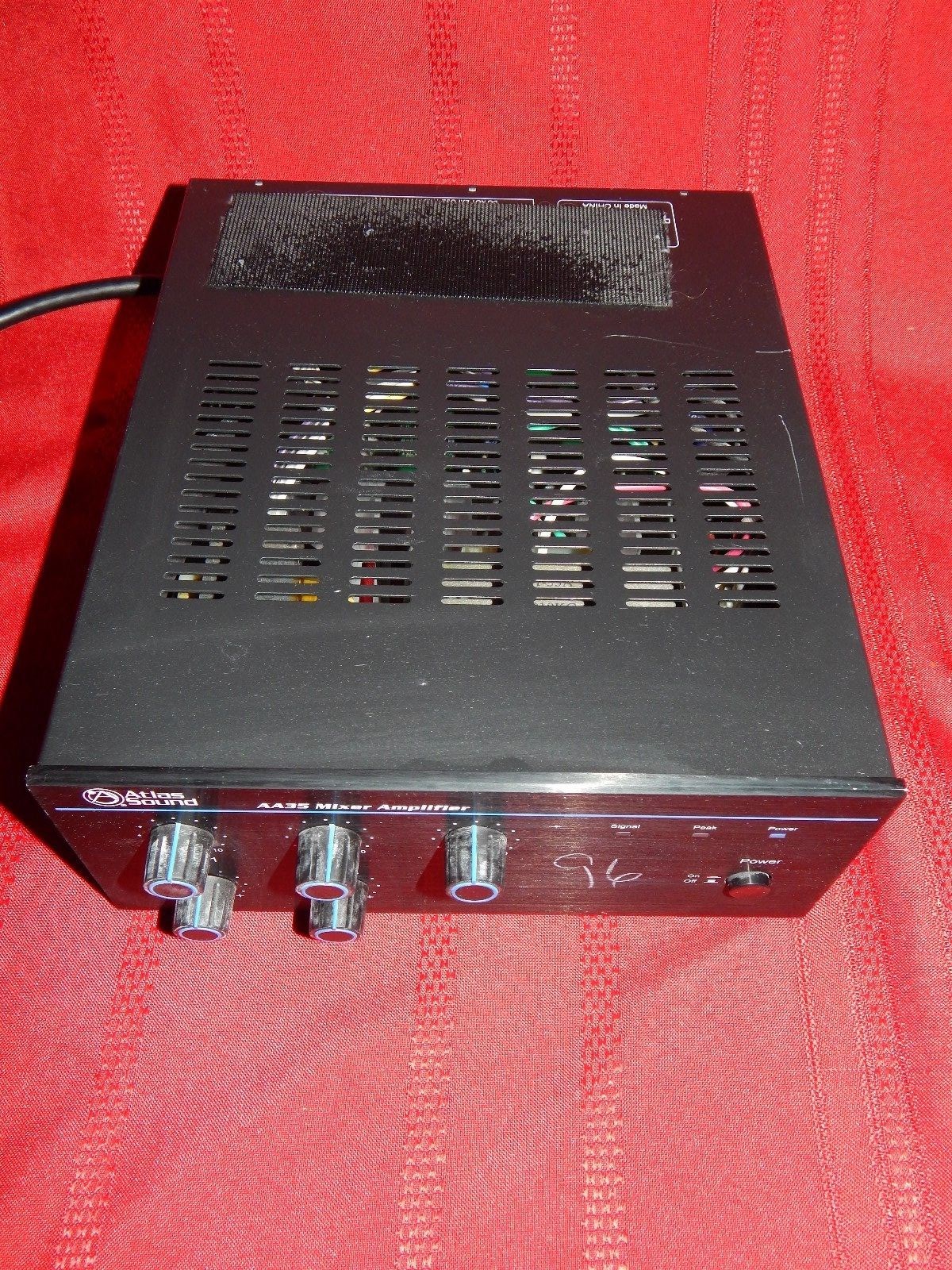 Atlas Sound AA35 Three Input Mixer Amplifier 3 Channel 35 Watt