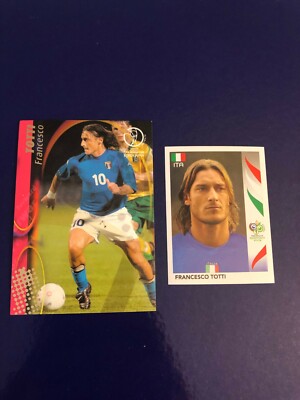 PANINI FRANCESCO TOTTI 2002 WORLD CUP TRADING CARD 2006