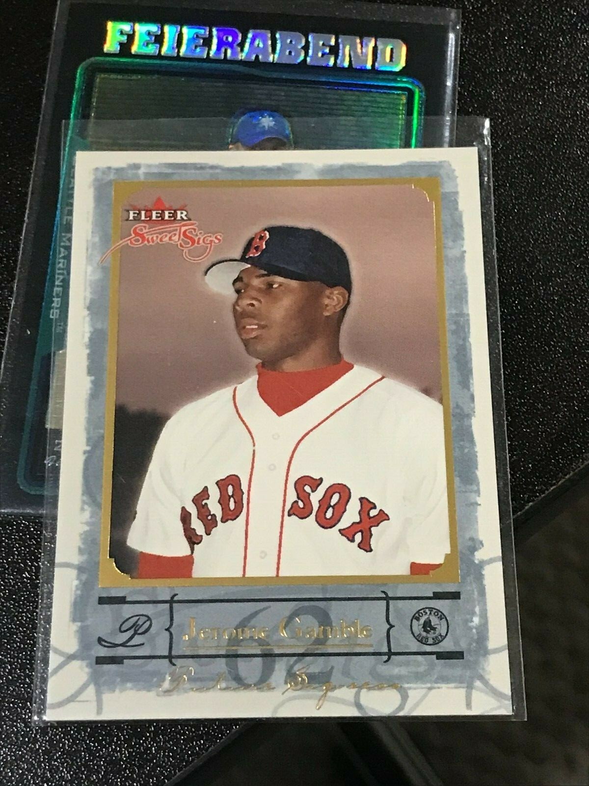 2004 Fleer Sweet Sigs Gold #99 Jerome Gamble FS/99 RC RED