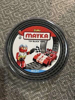 Zuru Maynard Toy Block Tape New Gray 6.5 Ft Roll
