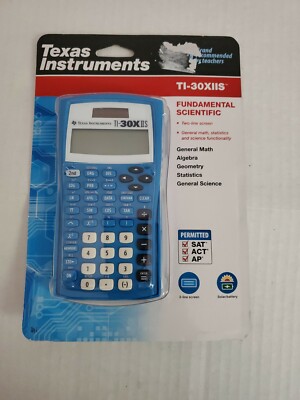 Texas Instruments TI-30X IIS Blue 2 Line Scientific Calculator SAT ACT AP NIB