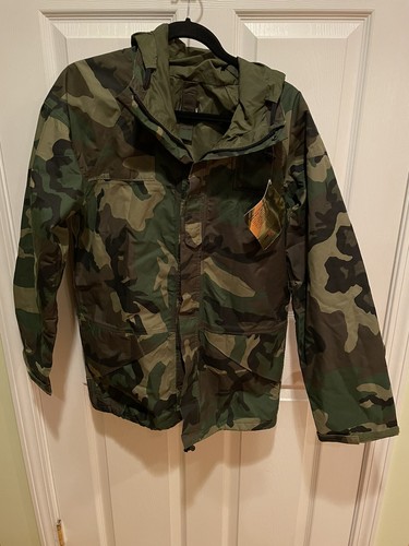 MILITARY  CAMO PARKA 黒染め Raven Industries Military Woodland Camo Gore-Tex Parka