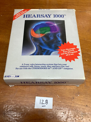 Commodore 64/128 Hearsay 1000 2-way Voice Interaction System